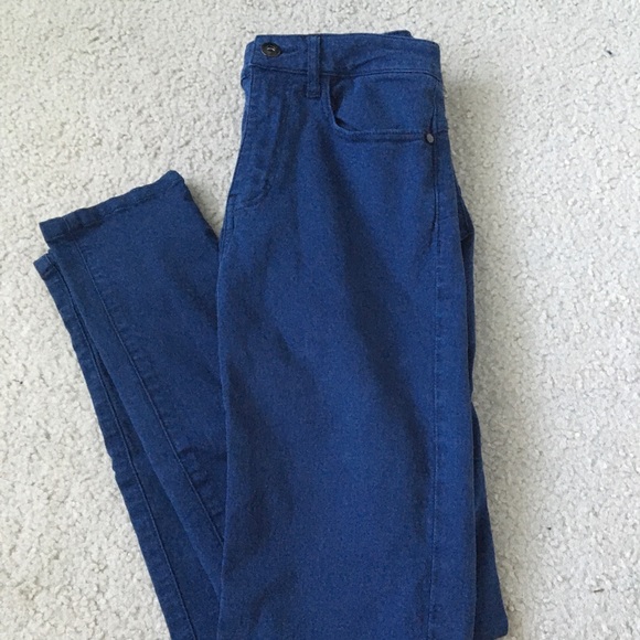 Forever21 Navy Blue Jeans - Picture 2 of 4